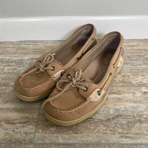 Sperry angelfish 7.5 shoes tan